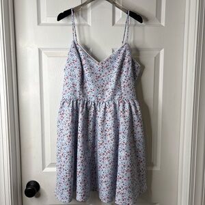 Floral Dress Sweetheart Neckline NWT Size Large adjustable‎ straps